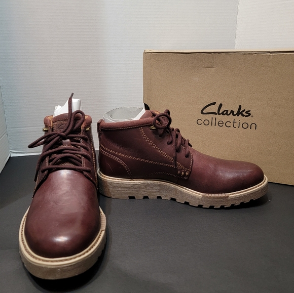 Clarks Other - New Clarks Men's Brown Leather Boots